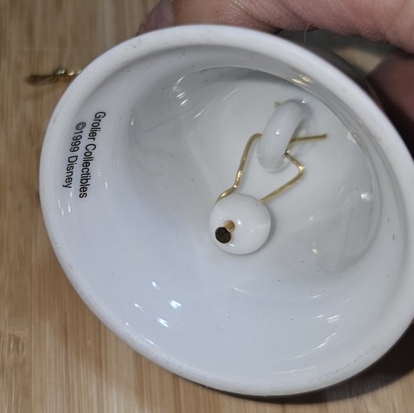 1999 Disney Grolier Collectibles 101 Dalmatians Christmas Bell Ornament - Picture 3 of 4